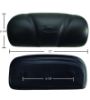 12814  Dynasty Hot Tub Pillow Stitched Lounger Black