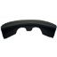 406A  Hot Tub Pillow Catalina Vibrator Black w/Suction Cups