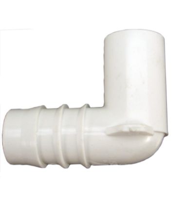 411-3500  Barb Adapter    90 Elbow    1/2