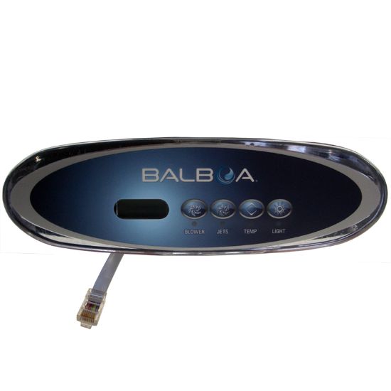 54268  Control Panel Balboa MVP260 Digital Panel (1 Jet Button Blwr Lite) LCD Clear