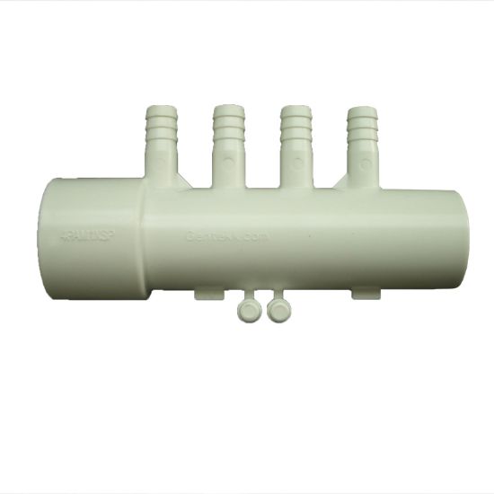 6540-077, Manifold, Log Style, 1S x 1 Spg, 4 Port 3/8