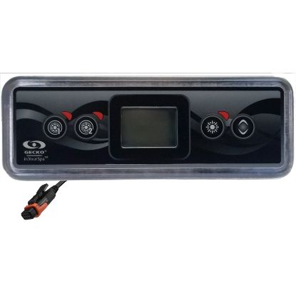 BDLK3002OP  Control Panel    Gecko    IN.K3002OP    Y Series    4 button    LCD    Pump1-Pump2-Up-Down    10' Cable w/in.link