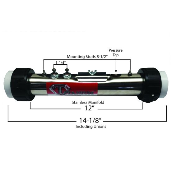 C2550-1004TI  5.5 KW    Heater Assembly    Flo Thru    Acc    12