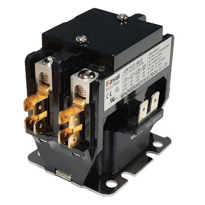 DPC50-240  Double pole contactor 240v coil 50amp. ( .75 lbs.)