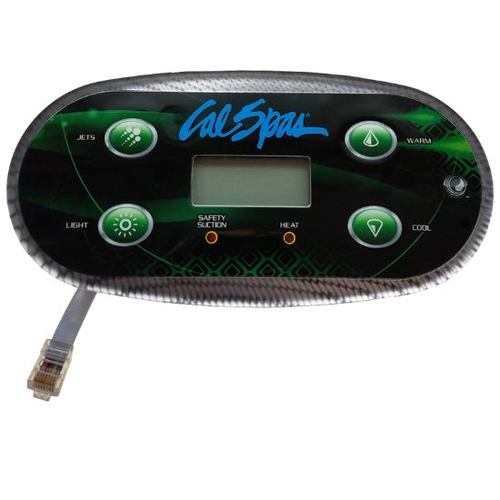 ELE09900191  Control Panel    Cal Spa    Duplex Digital    4 Button    VL406U    LCD