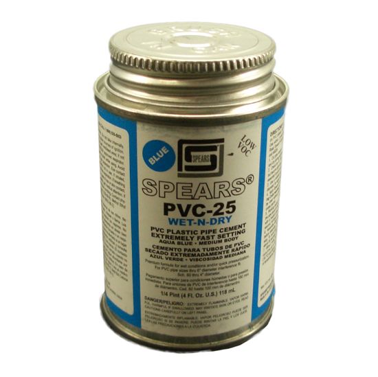 PVC25B-005  Wet-N-Dry PVC Glue 1/4 Pint